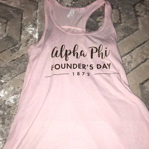 Alpha Phi founder’s day tank